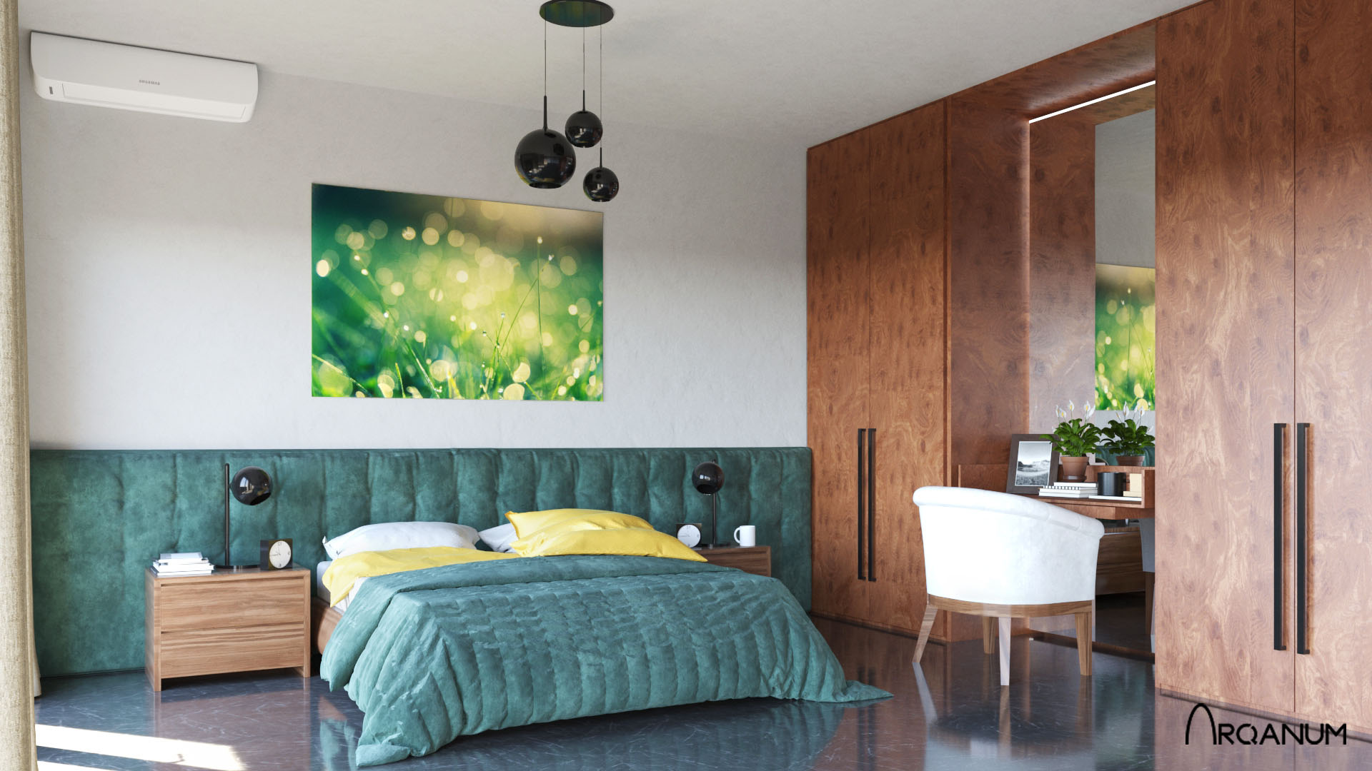 Residential building in Burgos, bedroom